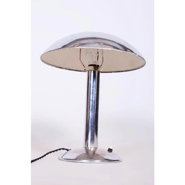 Art Deco Table Lamp attributed to Napako, Former Czechoslovakia, 1930s For Sale - Image 4 of 8