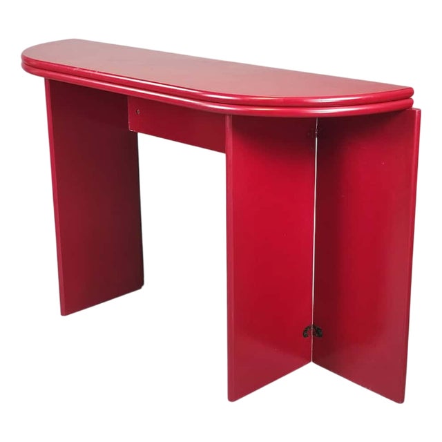 Vintage Folding Oval Table, 1980s For Sale