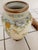 Toyo Antique Toyo Satsuma Textured Hand Painted Elegant Flying Birds Vase 13 Inches For Sale - Image 4 of 9