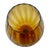 1960s Vintage Amber Optic Balloon Vase Empoli Style For Sale - Image 5 of 13