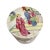 Ceramic Vintage Famille Rose Hand-Painted Porcelain Spice Jar/Decorative Tea Jar With Lid For Sale - Image 7 of 11