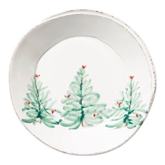 VIETRI Melamine Lastra Holiday Pasta Bowl For Sale