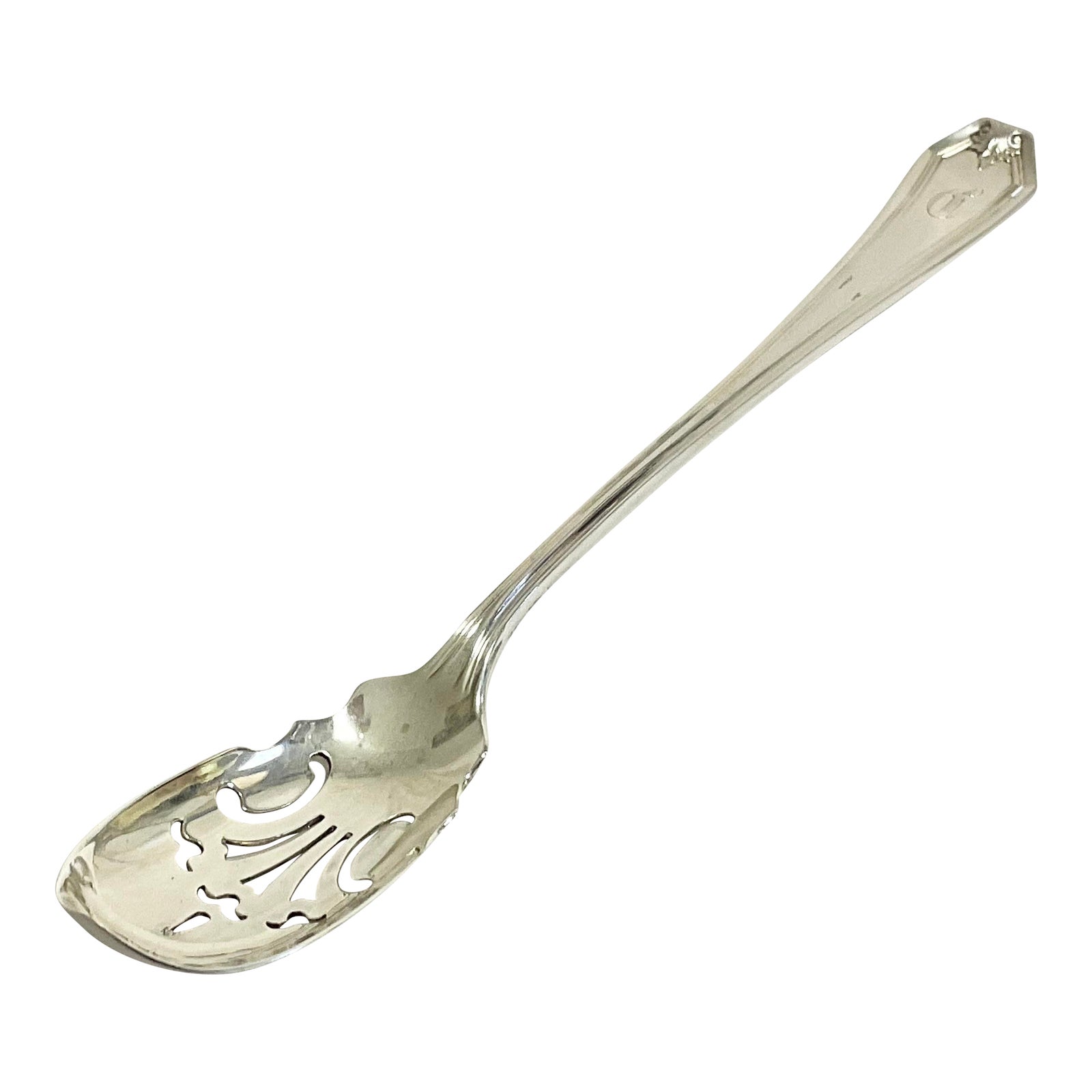 Antique Hollywood Regency Chippendale Sterling Olive or Relish Serving ...