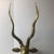 Hollywood Regency Brass Gazelle Head Statue For Sale - Image 10 of 13