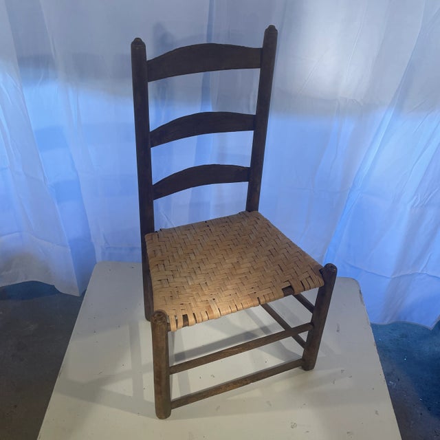 Early American Ladder Back Chair Chairish