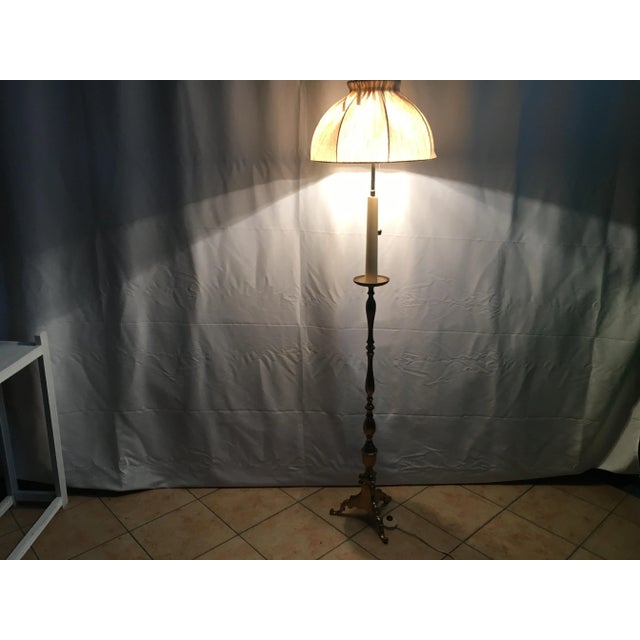 Brass Floor Lamp, 1970s For Sale - Image 10 of 18