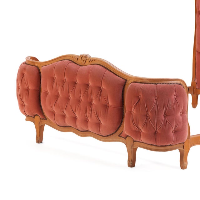 Full Size French Corbeille Style Bed, C. 1945 For Sale In Philadelphia - Image 6 of 10
