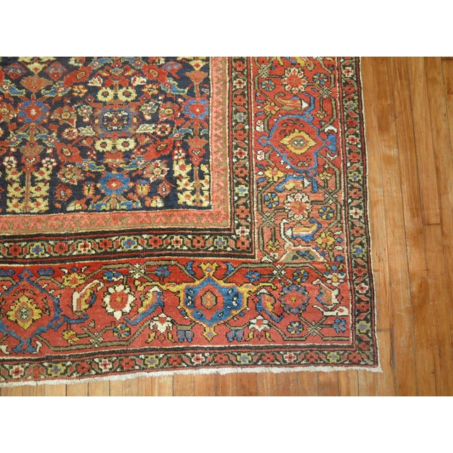 Antique Mahal Rug - 6'10" x 12'3" For Sale - Image 4 of 10