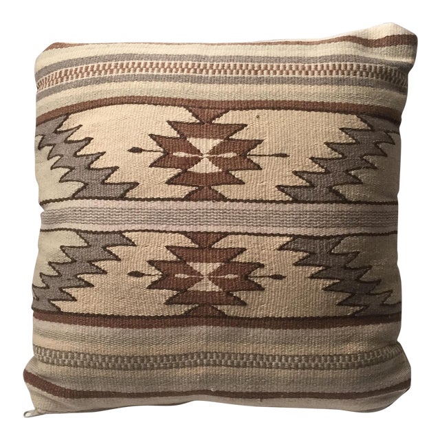 Tan Southwestern Rug Pillow Chairish