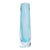 Hand Blown Murano Goccia Vase in Light Lagoon Blue With Bubbles For Sale