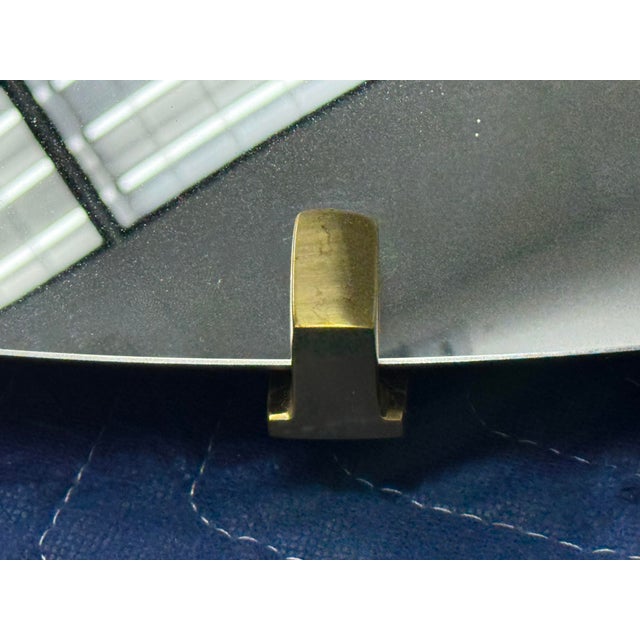 Brass Cb2 Vidro Convex Wall Mirror For Sale - Image 8 of 12