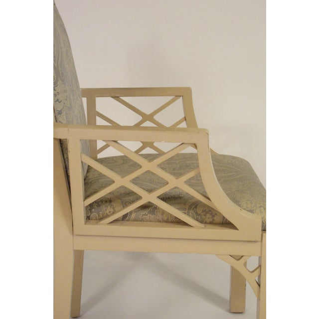 Mid-Century Modern 1970s Wood Pagoda Armchairs - A Pair For Sale - Image 3 of 13