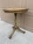 1920s Regency Green and Gold Painted Flip-Top Side Table With Lyre Motif For Sale In South Bend - Image 6 of 11