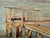Textile F. Yayboke Turkish Coastal Seascape Signed Oil Painting, Circa 1960's For Sale - Image 7 of 12