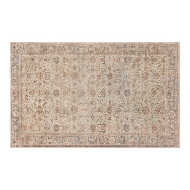 1920s North Indian Handmade Wool Rug For Sale