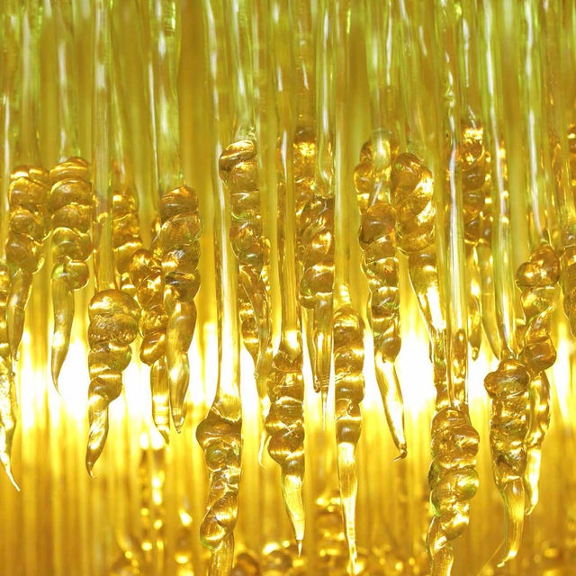 Yellow Resin Chandelier by Jacopo Foggini For Sale - Image 5 of 7