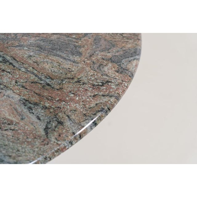 1970s Dining Table in Solid Juparana Granite For Sale - Image 5 of 16