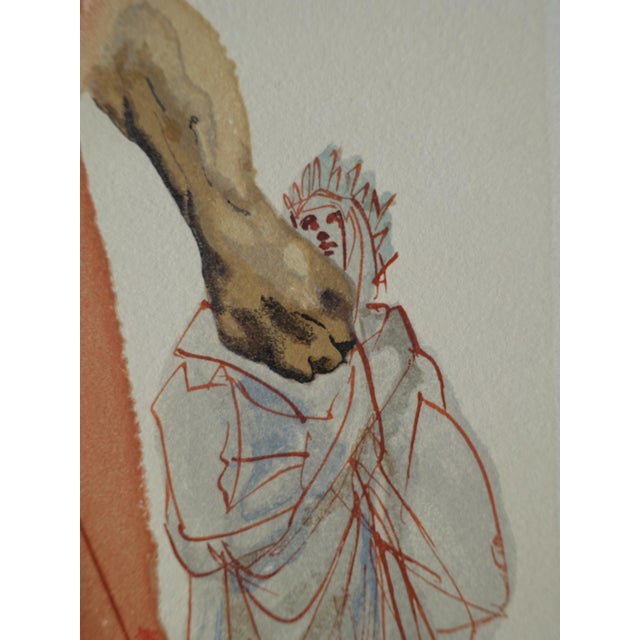 Salvador Dali, Les reproches de Virgile, Etching For Sale - Image 3 of 6