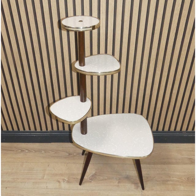 Flower Bench in Formica Gray, 1950s For Sale - Image 10 of 10