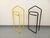 Metal Vintage Folding Towel Racks or Valets in Yellow and Black Metal, 1980s, Set of 2 For Sale - Image 7 of 11