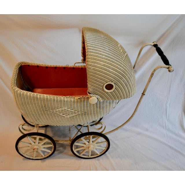 Vintage Cartoy Wicker Baby/Doll Carriage Chairish