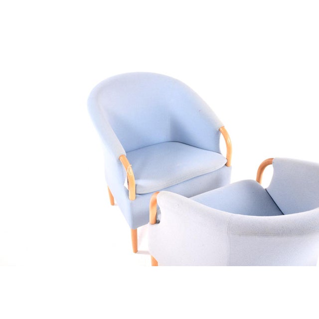 Set of Opus Easy Chairs by Ebbe Gehl & Soren Nissen for Nielaus, 1982 For Sale - Image 4 of 5