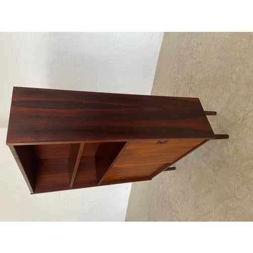 Vintage Danish Bookcase in Rosewood with Sliding Doors, 1960s For Sale - Image 18 of 18