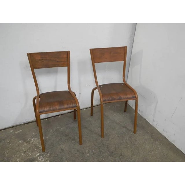 Metal Stackable Chairs from Mullca, 1960s, Set of 4 For Sale - Image 7 of 12