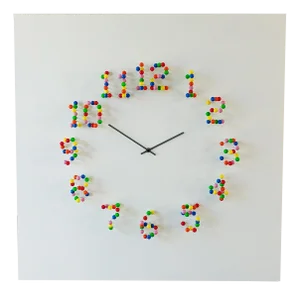 Mocapdiscodip Illusionistic Wall Clock by Jan Paul