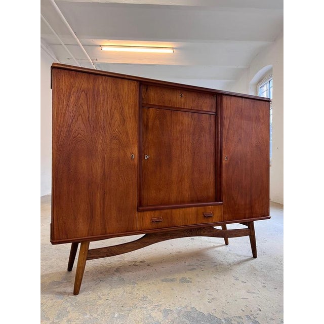 Highboard in Teak, Denmark For Sale - Image 4 of 11