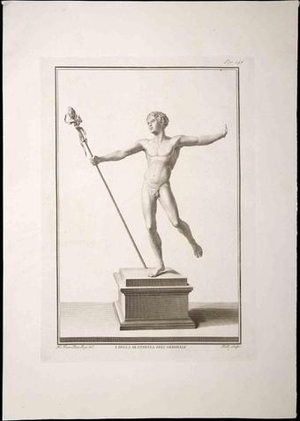 Carlo Nolli, Ancient Roman Statue, Etching, 18th Century