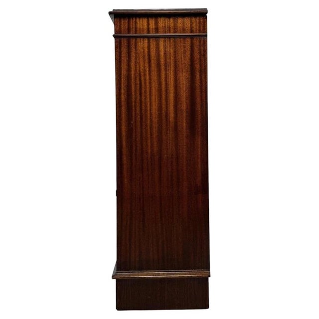 Antique Early 20th Century English Edwardian Display Bookcase For Sale - Image 10 of 11