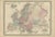 Late 19th Century Antique Map of Europe by Johnson, 1872 For Sale - Image 5 of 5