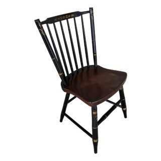 Hitchcock Black Harvest Stick Back 440 Maple & Pine Side Chair For Sale