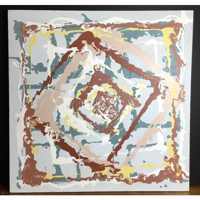 Contemporary Joseph Malekan ‘Delray Beach’ Abstract Mixed-Media Painting For Sale - Image 3 of 13