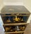 Wood Chinoiserie Black Lacquer Cabinet / Dry Bar With Hand-Painted Gilt Scenes, Mid–Late 20th Century For Sale - Image 7 of 12