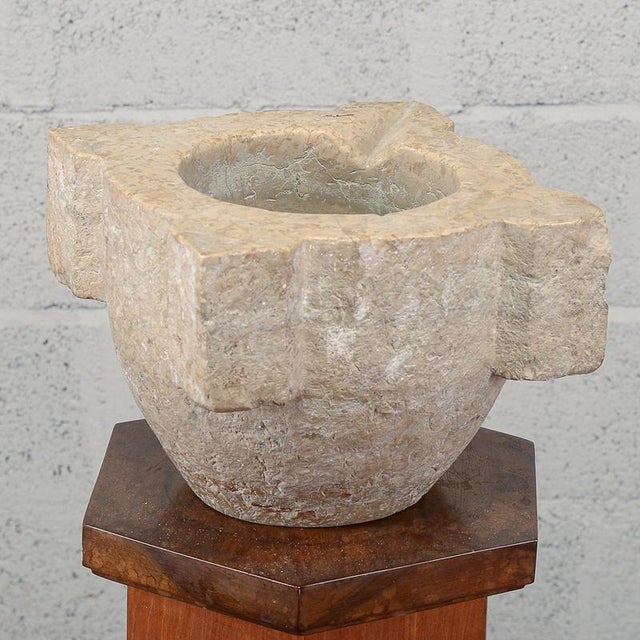 Stone Mortar, Italy, Early 19th Century For Sale - Image 10 of 13