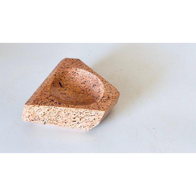 Heavy Art Deco Ashtray in Pink Marble, 1960s For Sale - Image 11 of 14