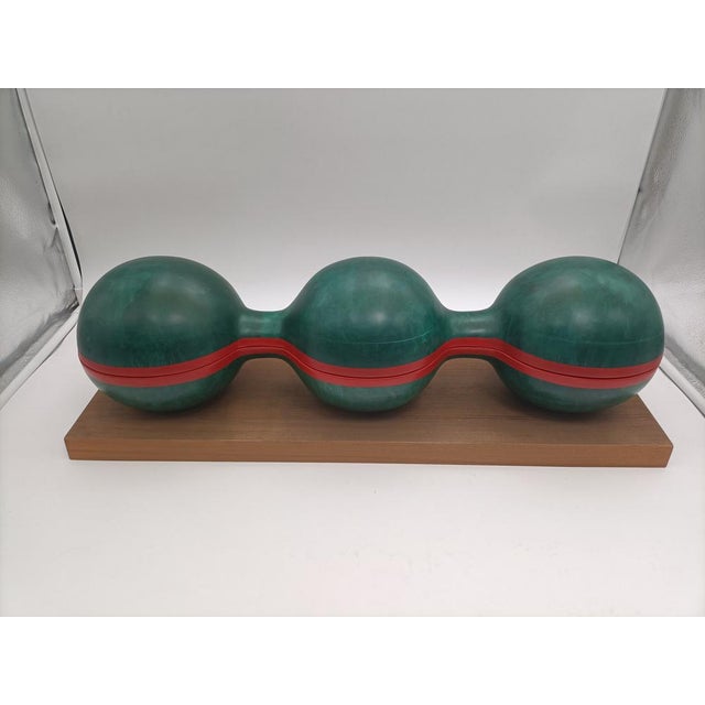 G. Levy, Alefbet Sculpture, 1980, Wood & Parchment For Sale - Image 13 of 14