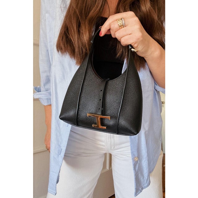 Black Tod’s T Timeless Mini Bag For Sale - Image 8 of 10
