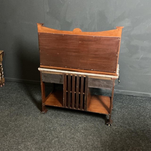 Late 19th Century Antique Art Nouveau Washstand, 1895 For Sale - Image 5 of 7