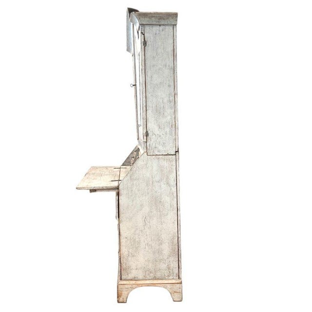 19th Century Swedish Gustavian Tall Case Antique Secretaire or Desk For Sale - Image 4 of 12