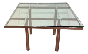 Tobia Scarpa “André” Square Dining Table for Gavina / Knoll International, 1970s