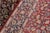 Red Turkish Antique Hereke Red Blue Wool & Silk Rug - 4'0''x6'0'' For Sale - Image 8 of 10