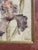 Vintage Floral Framed Prints – Set of 2, Ornate Gold Gilt Frames With Burgundy Matting, Traditional Wall Art For Sale In Providence - Image 6 of 10