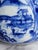 Late 19th Century Flow Blue Porcelain Vase With Traditional Asian Landscape For Sale - Image 5 of 12