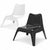 Black Sculptural Black and White Garden Lounge Chairs from Ikea, Set of 2 For Sale - Image 8 of 8