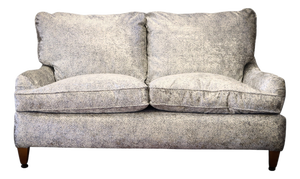Small Cushion Back 2-Seater Sofa in Velvet by George Smith, 2010s