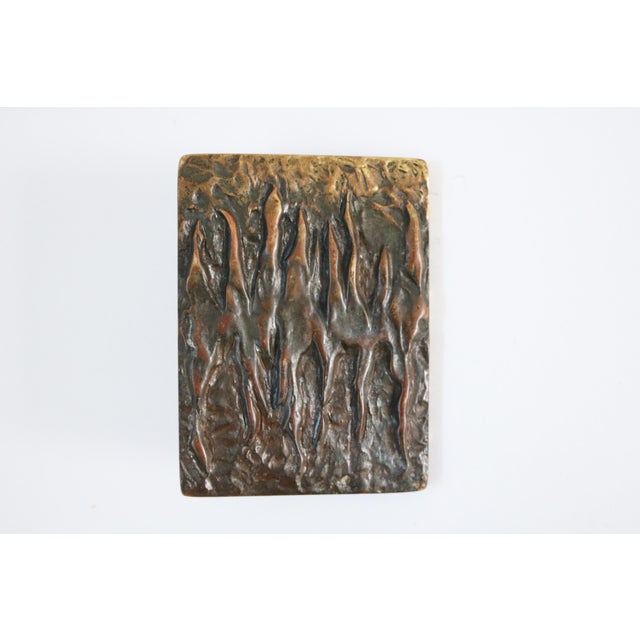Brutalist Brass Push and Pull Front Door Handle, 1970s For Sale - Image 6 of 6