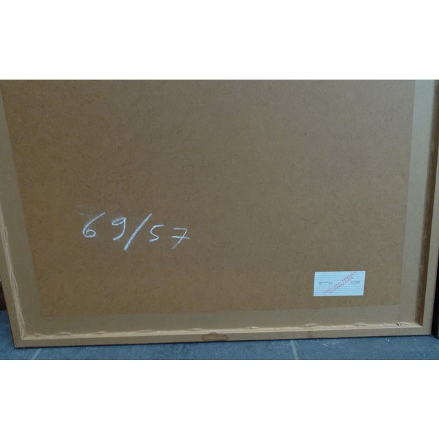 Compositions, 1970s, Large Aquatint Etchings, Framed, Set of 2 For Sale - Image 12 of 18